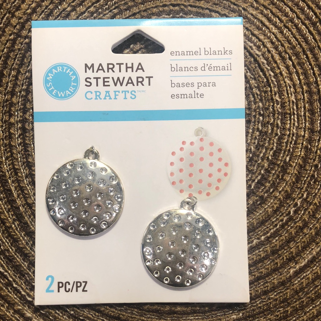 Martha Stewart Enamel Blanks Polka Dots
